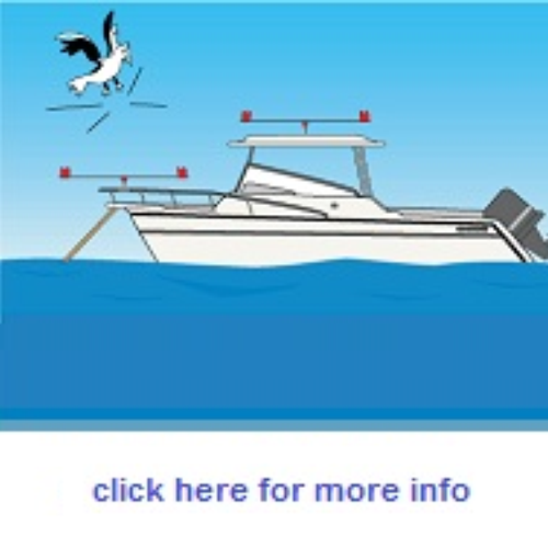 Gullsweep® Bird Deterrent for Sailboats - Hanging Model